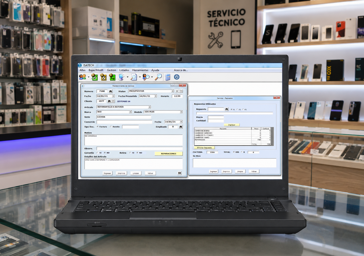 ISATECH Service